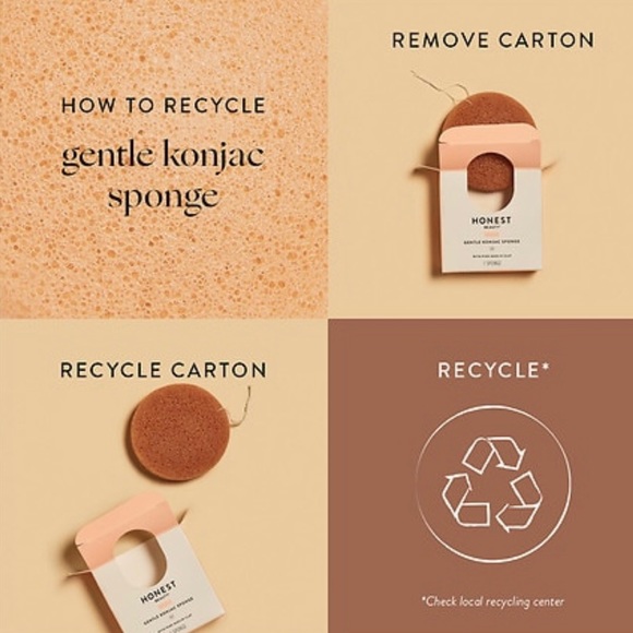 New Honest Beauty Gentle Konjac Sponge - Picture 5 of 7